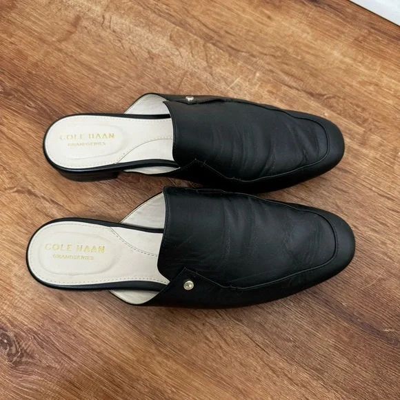 COLE HAAN Leather Mules Round toe shoes - Picture 3 of 9